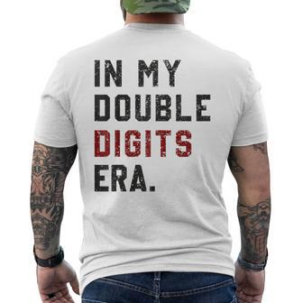 In My Double Digits Era 10 Years Old Birthday Girl Men's T-shirt Back Print | Mazezy