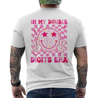 In My Double Digits Era Smile 10 Year Old 10Th Birthday Girl Men's T-shirt Back Print | Mazezy CA