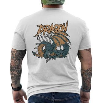 Dragon Sound Music Sound And Audio Studio Recording Men's T-shirt Back Print - Monsterry DE