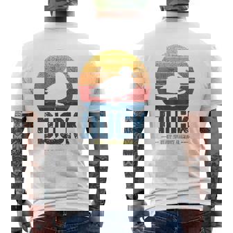 Duck Vintage Is My Spirit Animal Mens Back Print T-shirt - Thegiftio