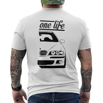 E39 5 Series One Life Men's T-shirt Back Print - Thegiftio UK