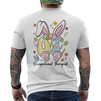 Easter Bunny Ot Occupational Therapist Occupational Therapy Men's T-shirt Back Print | Mazezy