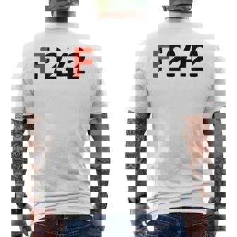 Ebm-Front- Música Corporal Electrónica Pro-Frnt-242 Camiseta Hombre Estampado Espalda - Regaloses