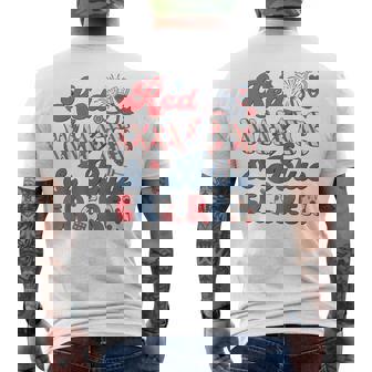 Emergency Room Tech 4Th Of July Retro Red White Blue Er Crew Men's T-shirt Back Print | Mazezy
