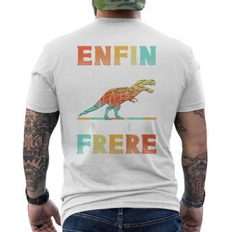 Enfant Jeais Être Grand Frère Annonce Grossesse 2024 T-shirt imprimé au dos - Cadeauxyz