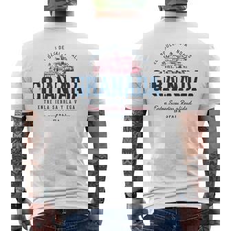 España Retro Estilointage Granada Camiseta Hombre Estampado Espalda - Regaloses