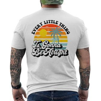 Every Little Thing Is Gonna Be Alright Jamaica Island Men's T-shirt Back Print | Mazezy