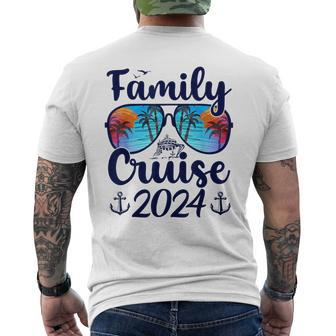 Family Cruise 2024 Family Vacation Matching Family Group Men's T-shirt Back Print - Seseable