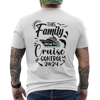 This Family Cruise Has No Control 2024 Men's T-shirt Back Print - Seseable