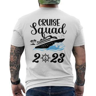 Family Cruise Squad 2023 Family Matching Group Squad Quote Mens Back Print T-shirt - Thegiftio UK