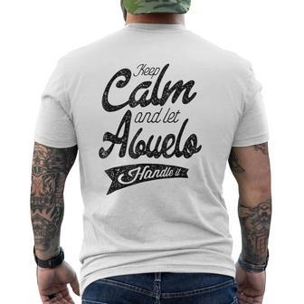 Family Tee S Let Abuelo Handle It Men Mens Back Print T-shirt | Mazezy