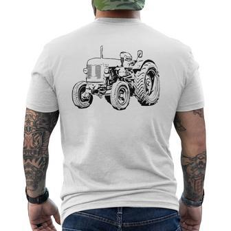Famulus Traktor Famulus Rs14 Trekker Landwirt Baue Tractor T-Shirt mit Rückendruck - Seseable