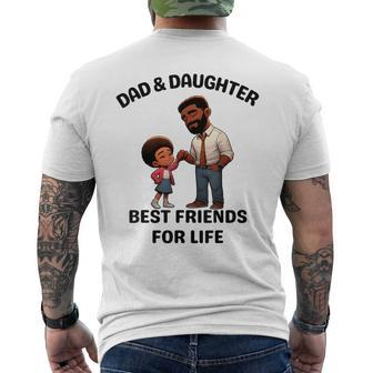 Fathers Day 2024 From Daughter Matching For Dad And Daughter Men's T-shirt Back Print - Monsterry