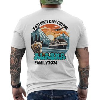 Father's Day Cruise Alaska Family 2024 Holiday Family Group Men's T-shirt Back Print - Monsterry AU