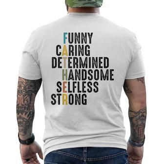 Fathers Day Dad Definition Men's T-shirt Back Print - Seseable