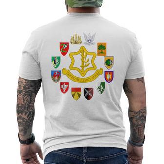 Fdi Fuerzas De Defensa Israel Ejército Israelí Unidades Militares Israelíes Camiseta Hombre Estampado Espalda - Regaloses