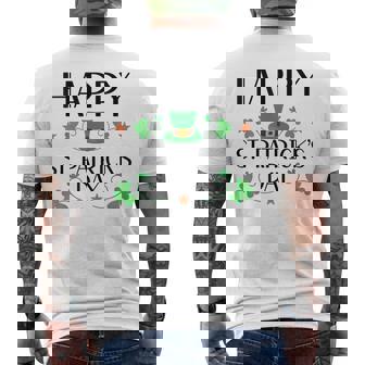 Feliz Día De San Patricio Divertido Día De San Patricio Camiseta Hombre Estampado Espalda - Regaloses