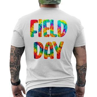 Field Day Tie Dye Last Day Of School Men's T-shirt Back Print - Monsterry CA