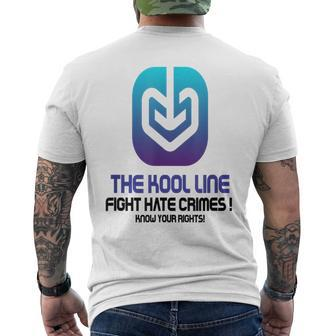Fight Hate Crimes Know Your Rights Men's T-shirt Back Print - Monsterry