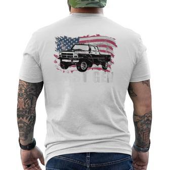 First Gen Truck Squarebody First Generation Truck 1St Gen Men's T-shirt Back Print - Monsterry