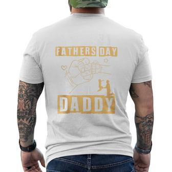 First Time Daddy New Dad 2024 Fathers Day Men's T-shirt Back Print - Seseable