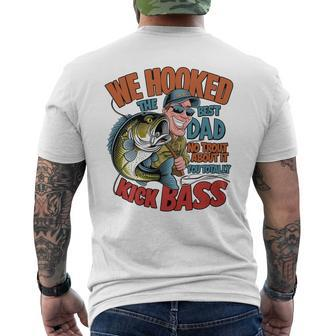 Fisherman Best Dad Father's Day Fishing Lover Pun Men Men's T-shirt Back Print - Thegiftio UK