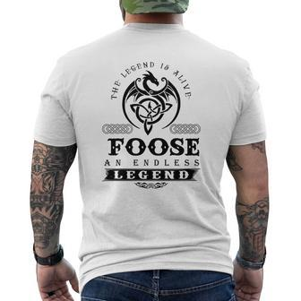 Foose Mens Back Print T-shirt - Seseable