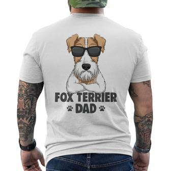 Fox Terrier Dad Dog Men's T-shirt Back Print - Monsterry DE