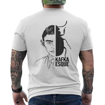 Franz Kafka Kafkaesque Portrait T-Shirt mit Rückendruck - Seseable