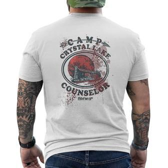 Friday The 13Th Camp Counselor Mens Back Print T-shirt - Thegiftio UK