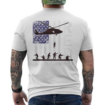 On Friday We Wear Red Friday Military Us Flag Print On Back Men's T-shirt Back Print - Monsterry AU