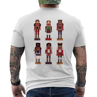 African American Nutcracker Christmas Ballet Dancer Men's T-shirt Back Print - Monsterry UK