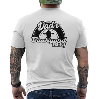 Bbq Father's Day Grilling Bge Egg Mens Back Print T-shirt | Mazezy