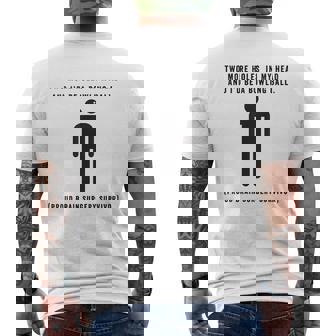 Brain Tumor Awareness Mens Back Print T-shirt - Thegiftio