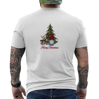 Christmas Gnomes Merry Christmas Mens Back Print T-shirt - Thegiftio UK