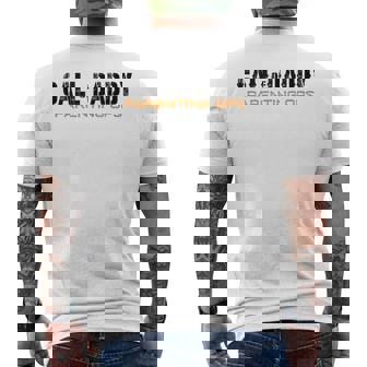 Father's Day Gamer Dad Call Of Daddy Parenting Ops Men's T-shirt Back Print - Thegiftio UK