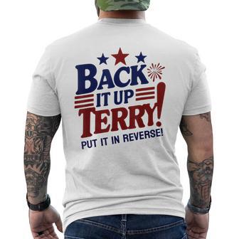 Fourth Of July Back It Up Terry Put It In Reverse Men's T-shirt Back Print - Monsterry CA