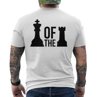 King Of The Castle Chess Piece Master Men's T-shirt Back Print - Monsterry