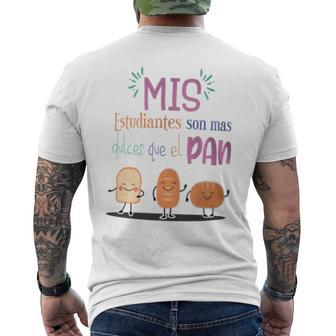 Maestra Espanol Spanish Teacher-03 Men's T-shirt Back Print - Monsterry UK