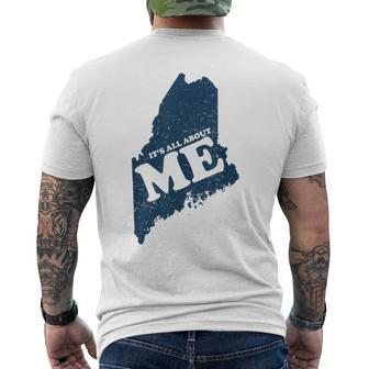 All About Me Maine Men's T-shirt Back Print - Monsterry DE