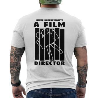 Movie Director Men's T-shirt Back Print - Seseable