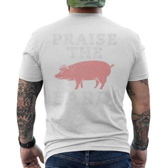 Praise The Lard T Cool Father's Day Men's T-shirt Back Print - Monsterry