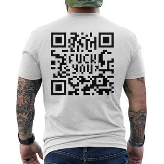 Qr Code F-Ck Qr Code For Women Men's T-shirt Back Print - Seseable