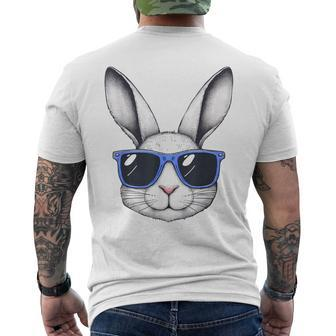 Rabbit Bunny Face Sunglasses Easter For Boys Men Men's T-shirt Back Print | Mazezy