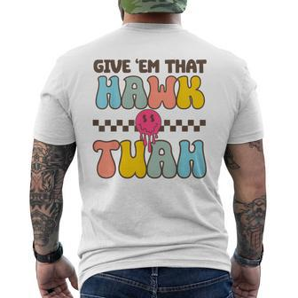 Viral Video Western Country Accent Hawk Tush Meme Men's T-shirt Back Print - Monsterry UK