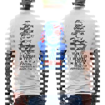 Voting 2024 I'm Voting For The Convicted Felon Men's T-shirt Back Print | Mazezy
