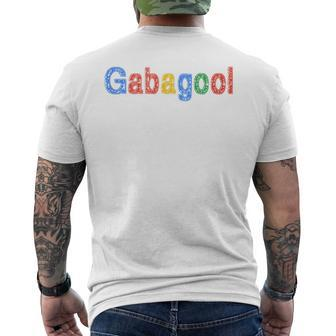 Gabagool Capicola Italian Meat Slang Men's T-shirt Back Print - Monsterry UK