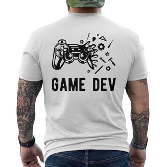 Game Dev Game Game Developer Men's T-shirt Back Print - Monsterry AU