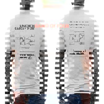 Gang Of Four Return The Mens Back Print T-shirt - Thegiftio
