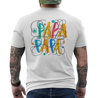 For Papa From My Son Daughter Father's Day 2024 Men's T-shirt Back Print - Seseable